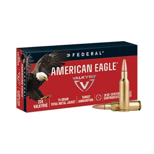 224 Valkyrie 75 Grain Total Metal Jacket (Federal American Eagle)