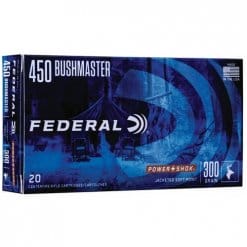 450 Bushmaster Ammo 300 Grain Soft Point (Federal Power-Shok)