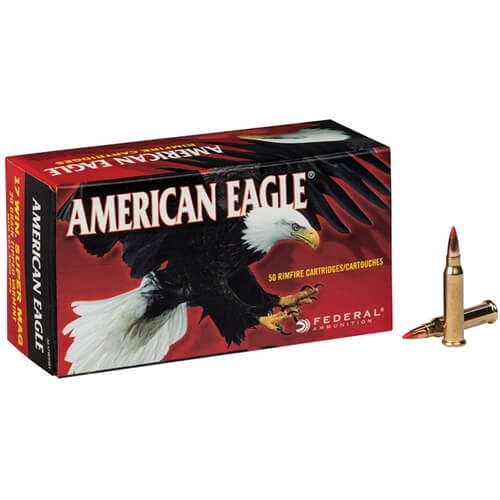 Federal American Eagle 17 WSM Ammo 20 Grain Tipped Varmint