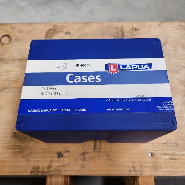 243 Win (Lapua) - 100 Brass Cases