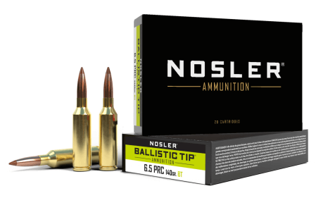 6.5 PRC 140gr Nosler Ballistic Tip