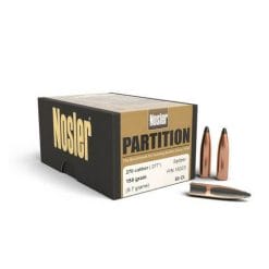 270 Cal 150gr Soft Point Partition (Nosler) - 50 Projectiles