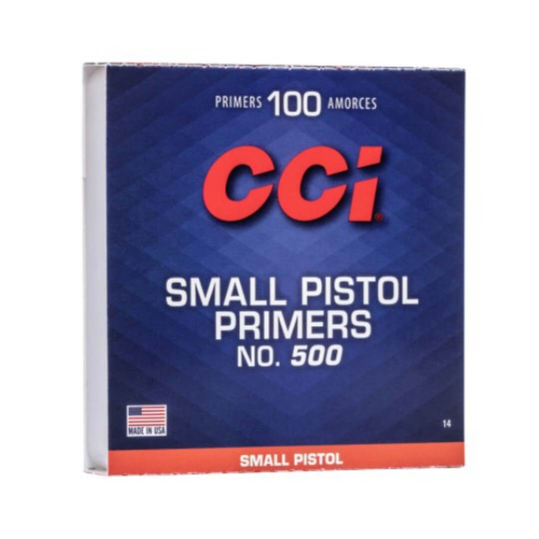 Small Pistol Primers #500 (CCI) - 1000 Primers