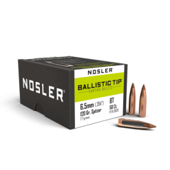 6.5mm 120gr projectiles nosler
