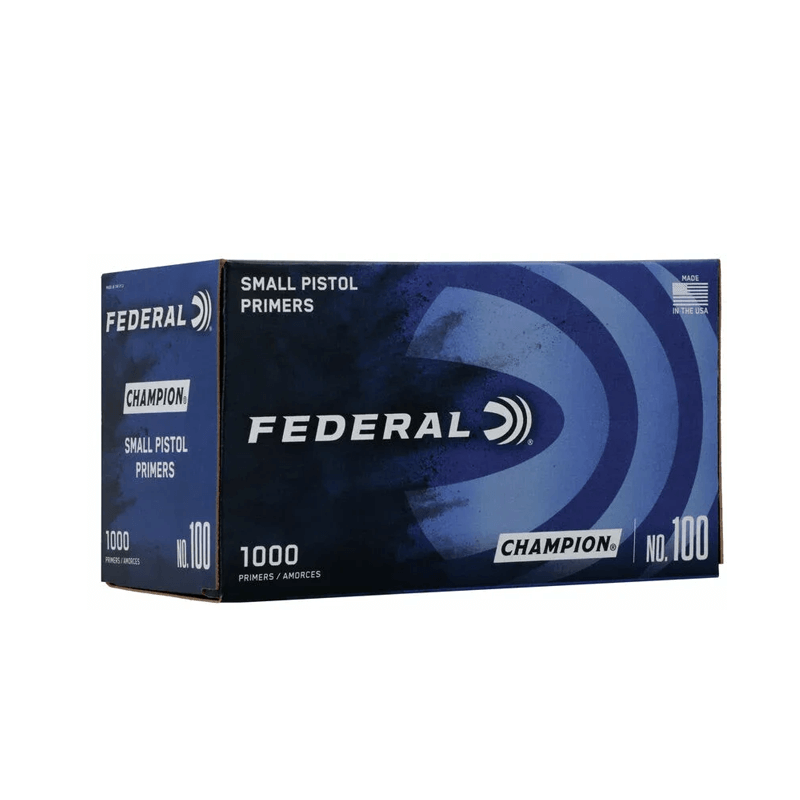 Federal No 100 Small Pistol Primers - 1000 Primers