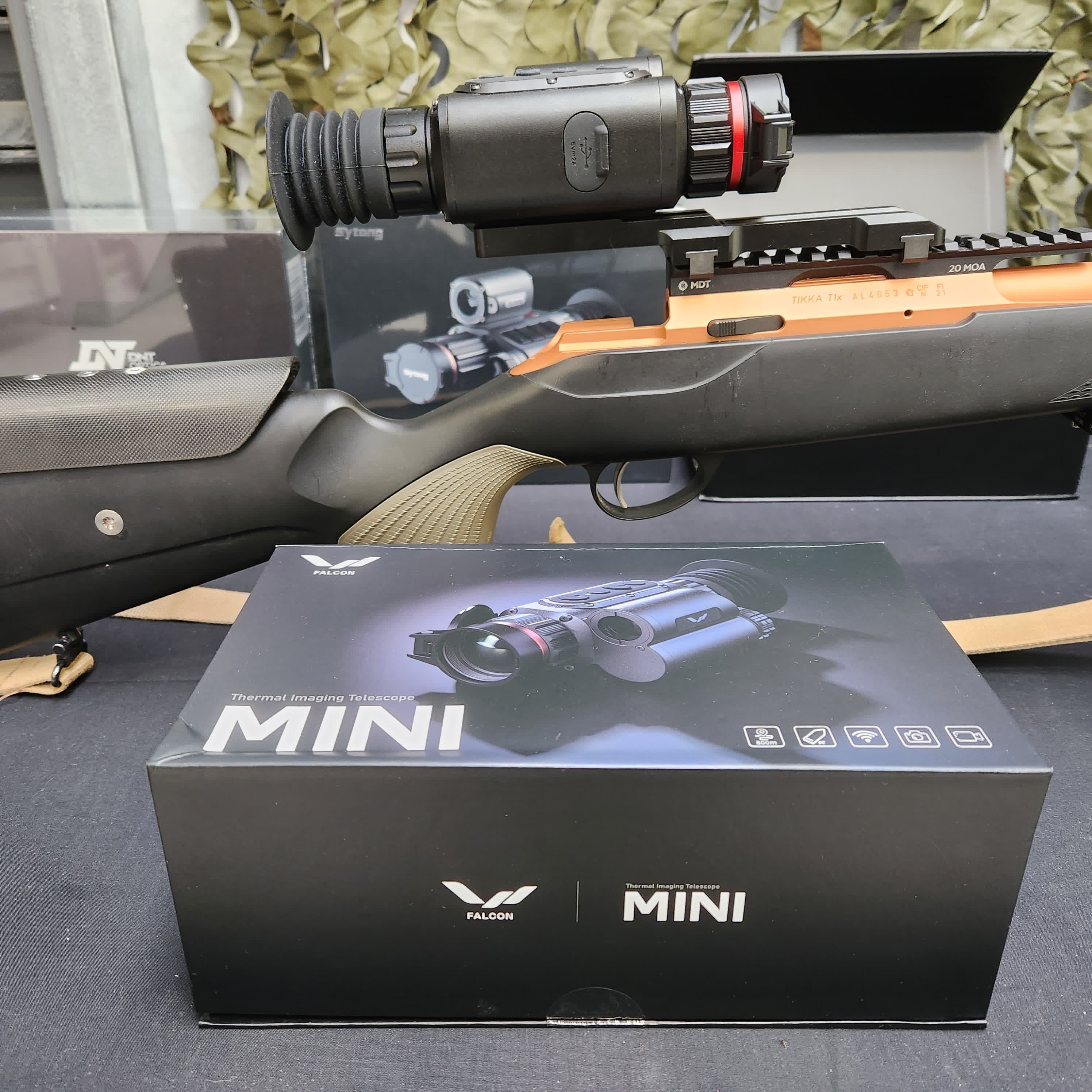 Falcon Mini MN2-25L Thermal Rifle Scope With Range Finder and Ballistics - Image 2