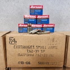 7.62×39 125GR SP (Barnual) - 500 Rounds